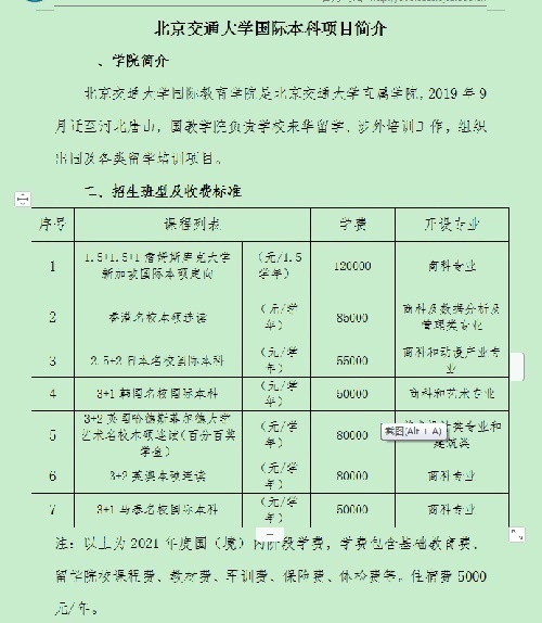 北京交通大学国际教育学院
